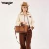 image:imageMontana West Wrangler Tote Bags for Women Medium Satchel Purse with Designer Braided Rope Top HandleBrown