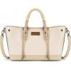 image:imageMontana West Wrangler Tote Bags for Women Medium Satchel Purse with Designer Braided Rope Top HandleTan