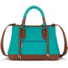 image:imageMontana West Wrangler Tote Bags for Women Medium Satchel Purse with Designer Braided Rope Top HandleTurquoise
