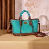 image:imageMontana West Wrangler Tote Bags for Women Medium Satchel Purse with Designer Braided Rope Top HandleTurquoise