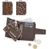 image:imageMontana West X Wrangler Small Wallets for Women Bifold RFID Blocking Wallets Compact Leopard Print Wallet with Removable ID WindowACoffee