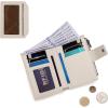 image:imageMontana West X Wrangler Small Wallets for Women Bifold RFID Blocking Wallets Compact Leopard Print Wallet with Removable ID WindowBeige