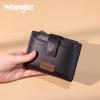 image:imageMontana West X Wrangler Small Wallets for Women Bifold RFID Blocking Wallets Compact Leopard Print Wallet with Removable ID WindowBlack