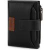 image:imageMontana West X Wrangler Small Wallets for Women Bifold RFID Blocking Wallets Compact Leopard Print Wallet with Removable ID WindowBlack