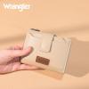 image:imageMontana West X Wrangler Small Wallets for Women Bifold RFID Blocking Wallets Compact Leopard Print Wallet with Removable ID WindowKhaki