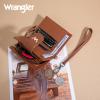image:imageMontana West X Wrangler Small Wallets for Women Bifold RFID Blocking Wallets Compact Leopard Print Wallet with Removable ID WindowZBrown