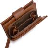 image:imageMontana West X Wrangler Small Wallets for Women Bifold RFID Blocking Wallets Compact Leopard Print Wallet with Removable ID WindowZBrown