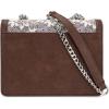 image:imageWrangler Flap Shoulder Bag for Women Vintage Floral Tooled Crossbody Purse with Chain StrapCoffee