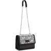 image:imageWrangler Flap Shoulder Bag for Women Vintage Floral Tooled Crossbody Purse with Chain StrapJet Black