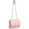image:imageWrangler Flap Shoulder Bag for Women Vintage Floral Tooled Crossbody Purse with Chain StrapPink
