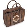 image:imageWrangler Tote Bag for Women Western Purse and Aztec Satchel HandbagAztec Khaki