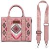 image:imageWrangler Tote Bag for Women Western Purse and Aztec Satchel HandbagAztec Pink