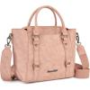 image:imageMontana West Small Tote Bag for Women Top Handle Handbag Trendy Crossbody PursePink