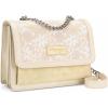 image:imageWrangler Flap Shoulder Bag for Women Vintage Floral Tooled Crossbody Purse with Chain StrapTan