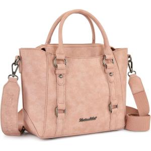 image:imageMontana West Small Tote Bag for Women Top Handle Handbag Trendy Crossbody PursePink