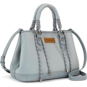 image:imageMontana West Wrangler Tote Bags for Women Medium Satchel Purse with Designer Braided Rope Top HandleJean