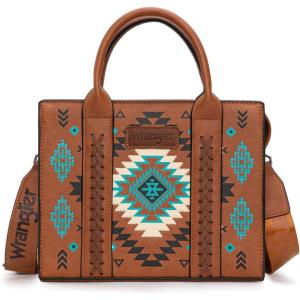 image:imageWrangler Tote Bag for Women Western Purse and Aztec Satchel HandbagAztec Brown