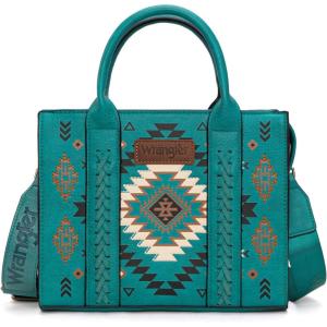 image:imageWrangler Tote Bag for Women Western Purse and Aztec Satchel HandbagAztec Turquoise