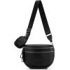 image:imageMontana West Crossbody Bags for Women Large Bum Bag Sling Belt Purse Fanny Packs with Adjustable Wide StrapBlack