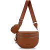 image:imageMontana West Crossbody Bags for Women Large Bum Bag Sling Belt Purse Fanny Packs with Adjustable Wide StrapCognac
