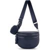 image:imageMontana West Crossbody Bags for Women Large Bum Bag Sling Belt Purse Fanny Packs with Adjustable Wide StrapNavy Blue