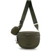 image:imageMontana West Crossbody Bags for Women Large Bum Bag Sling Belt Purse Fanny Packs with Adjustable Wide StrapOlive Green