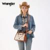 image:imageWrangler Medium Tote Bag for Women Lace Crossbody Top Handle Handbags Ladies Satchel Elegant Purse for Wedding GiftBrown