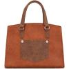 image:imageWrangler Medium Tote Bag for Women Lace Crossbody Top Handle Handbags Ladies Satchel Elegant Purse for Wedding GiftBrown