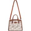 image:imageWrangler Medium Tote Bag for Women Lace Crossbody Top Handle Handbags Ladies Satchel Elegant Purse for Wedding GiftBrown