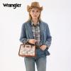 image:imageWrangler Medium Tote Bag for Women Lace Crossbody Top Handle Handbags Ladies Satchel Elegant Purse for Wedding GiftBrown