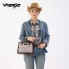 image:imageWrangler Medium Tote Bag for Women Lace Crossbody Top Handle Handbags Ladies Satchel Elegant Purse for Wedding GiftCoffee