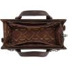 image:imageWrangler Medium Tote Bag for Women Lace Crossbody Top Handle Handbags Ladies Satchel Elegant Purse for Wedding GiftCoffee