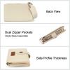 image:imageX Wrangler Womens Wallet Small Rfid Blocking Wristlet Wallets Cute Bifold Ladies Wallet with Zipper PocketBeige