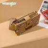 image:imageX Wrangler Womens Wallet Small Rfid Blocking Wristlet Wallets Cute Bifold Ladies Wallet with Zipper PocketDarkbrown