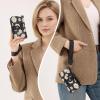 image:imageX Wrangler Womens Wallet Small Rfid Blocking Wristlet Wallets Cute Bifold Ladies Wallet with Zipper PocketFlowerblack