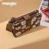 image:imageX Wrangler Womens Wallet Small Rfid Blocking Wristlet Wallets Cute Bifold Ladies Wallet with Zipper PocketFlowercoffee