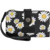 image:imageX Wrangler Womens Wallet Small Rfid Blocking Wristlet Wallets Cute Bifold Ladies Wallet with Zipper PocketFlowerblack