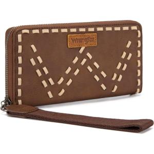 image:imageMontana West Wrangler Wristlet Wallets for Women Clutch Purse Retro Western Style Card Holder with RFID WG449W130CFCoffee