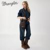 image:imageWrangler Embossed Crossbody Purse for Women Top Handle Fringe Handbags and Western Mini ToteAngel Coffee
