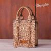 image:imageWrangler Embossed Crossbody Purse for Women Top Handle Fringe Handbags and Western Mini ToteAngel Khahi