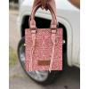 image:imageWrangler Embossed Crossbody Purse for Women Top Handle Fringe Handbags and Western Mini ToteAngel Pink