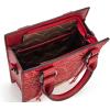 image:imageWrangler Embossed Crossbody Purse for Women Top Handle Fringe Handbags and Western Mini ToteAngel Red