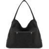 image:imageWrangler Fringe Suede Hobo Bag for Women Leather Western Fringe Purse Tassel Hippie Shoulder BagBlack