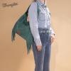 image:imageWrangler Fringe Suede Hobo Bag for Women Leather Western Fringe Purse Tassel Hippie Shoulder BagTurquoise