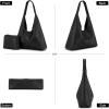 image:imageMontana West Hobo Bag Purses for Women Slouchy Soft Shoulder Handbags Tote with PouchBlack