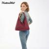 image:imageMontana West Hobo Bag Purses for Women Slouchy Soft Shoulder Handbags Tote with PouchBurgundy