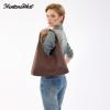 image:imageMontana West Hobo Bag Purses for Women Slouchy Soft Shoulder Handbags Tote with PouchChocolate