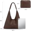 image:imageMontana West Hobo Bag Purses for Women Slouchy Soft Shoulder Handbags Tote with PouchChocolate