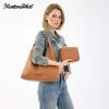 image:imageMontana West Hobo Bag Purses for Women Slouchy Soft Shoulder Handbags Tote with PouchCognac Brown