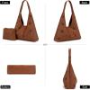 image:imageMontana West Hobo Bag Purses for Women Slouchy Soft Shoulder Handbags Tote with PouchFlower Cutout Brown